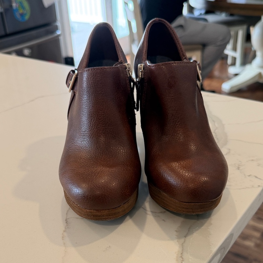 Dr. Scholl's Brown Ankle Booties